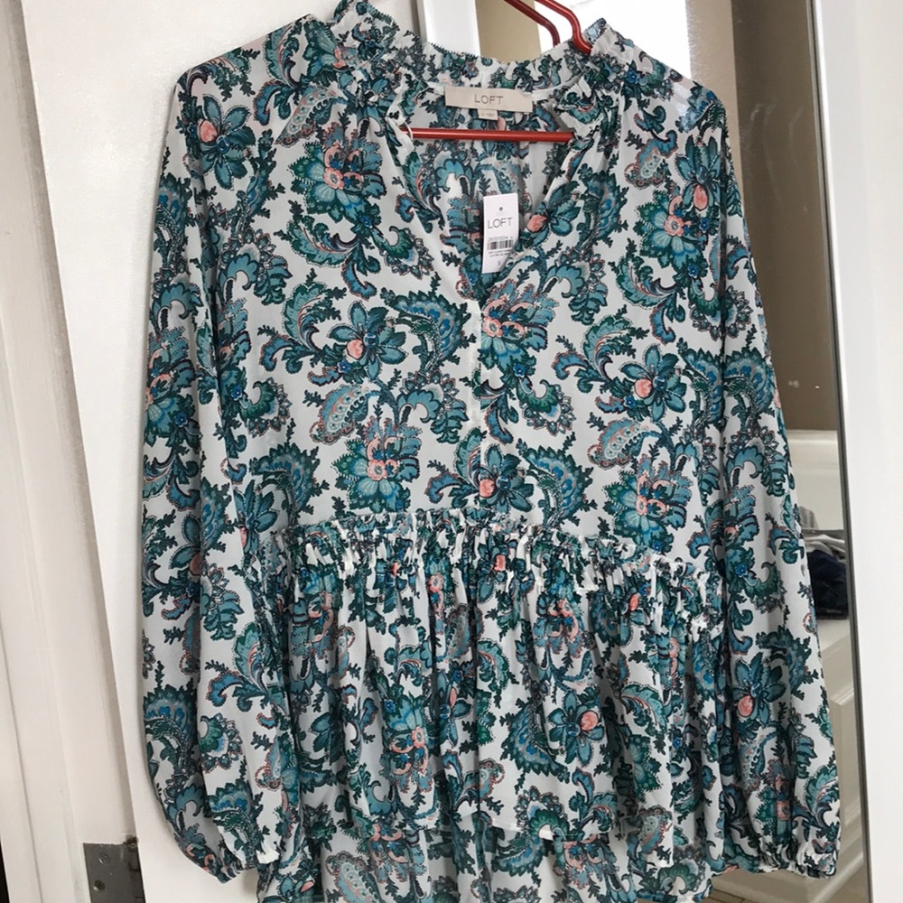 Loft blouse floral print